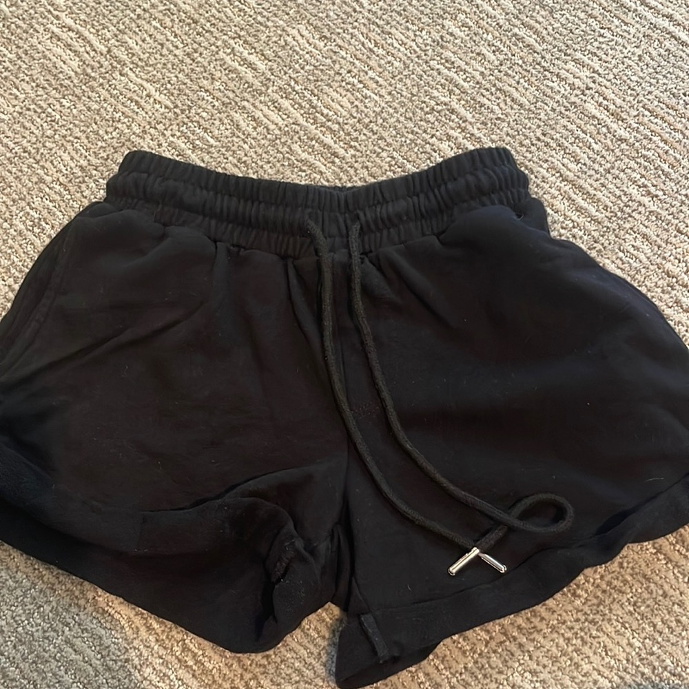 Black Sweatshorts